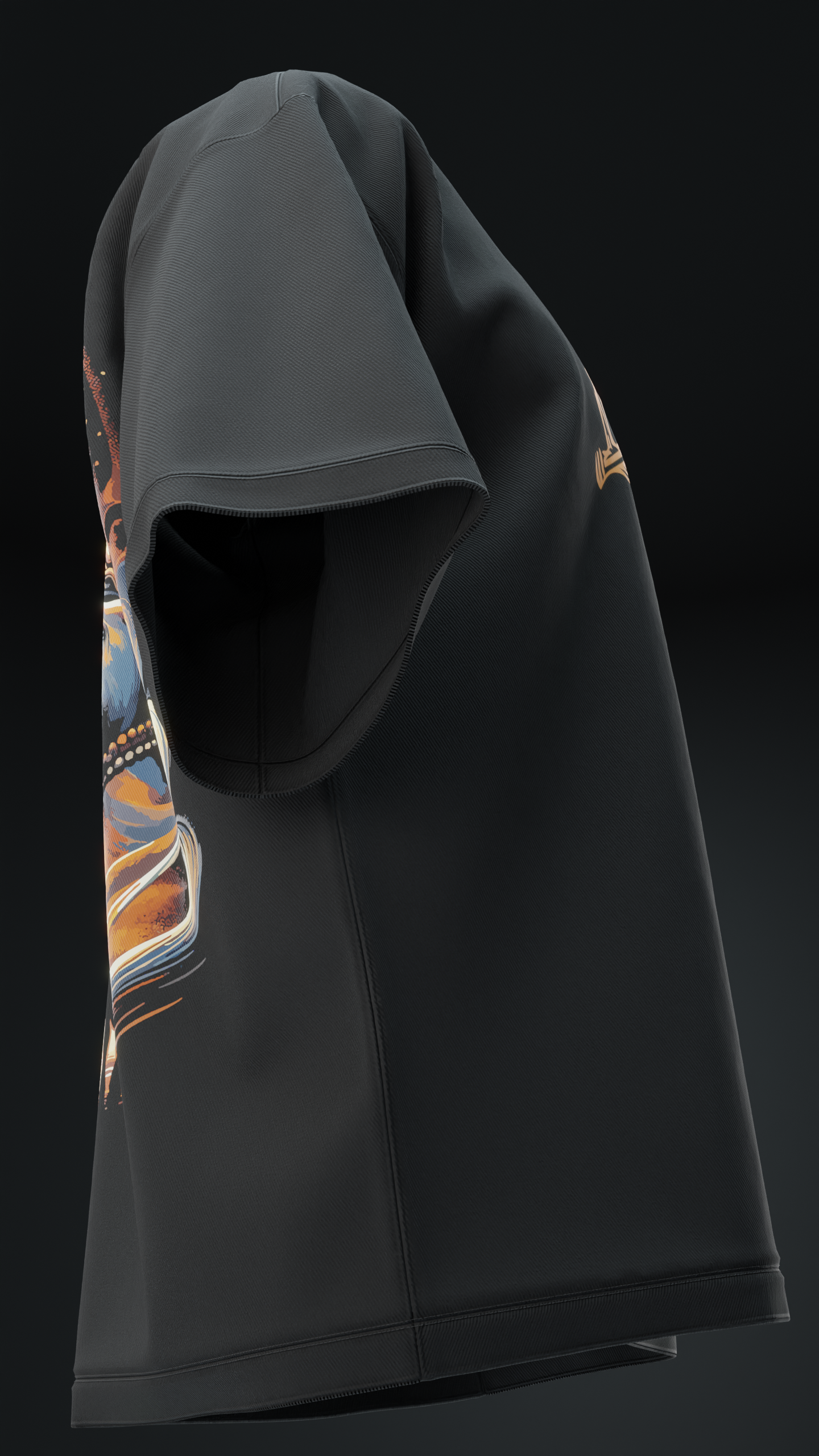 Lord Shiva V9 Oversized T Shirt