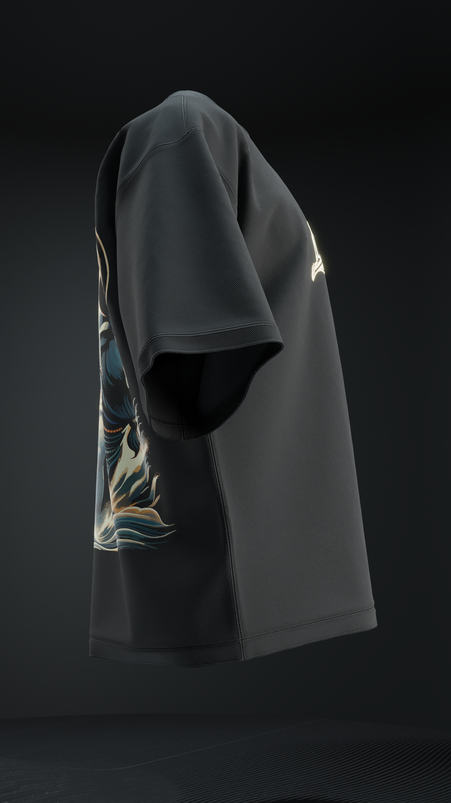 Lord Shiva V8 Oversized T Shirt