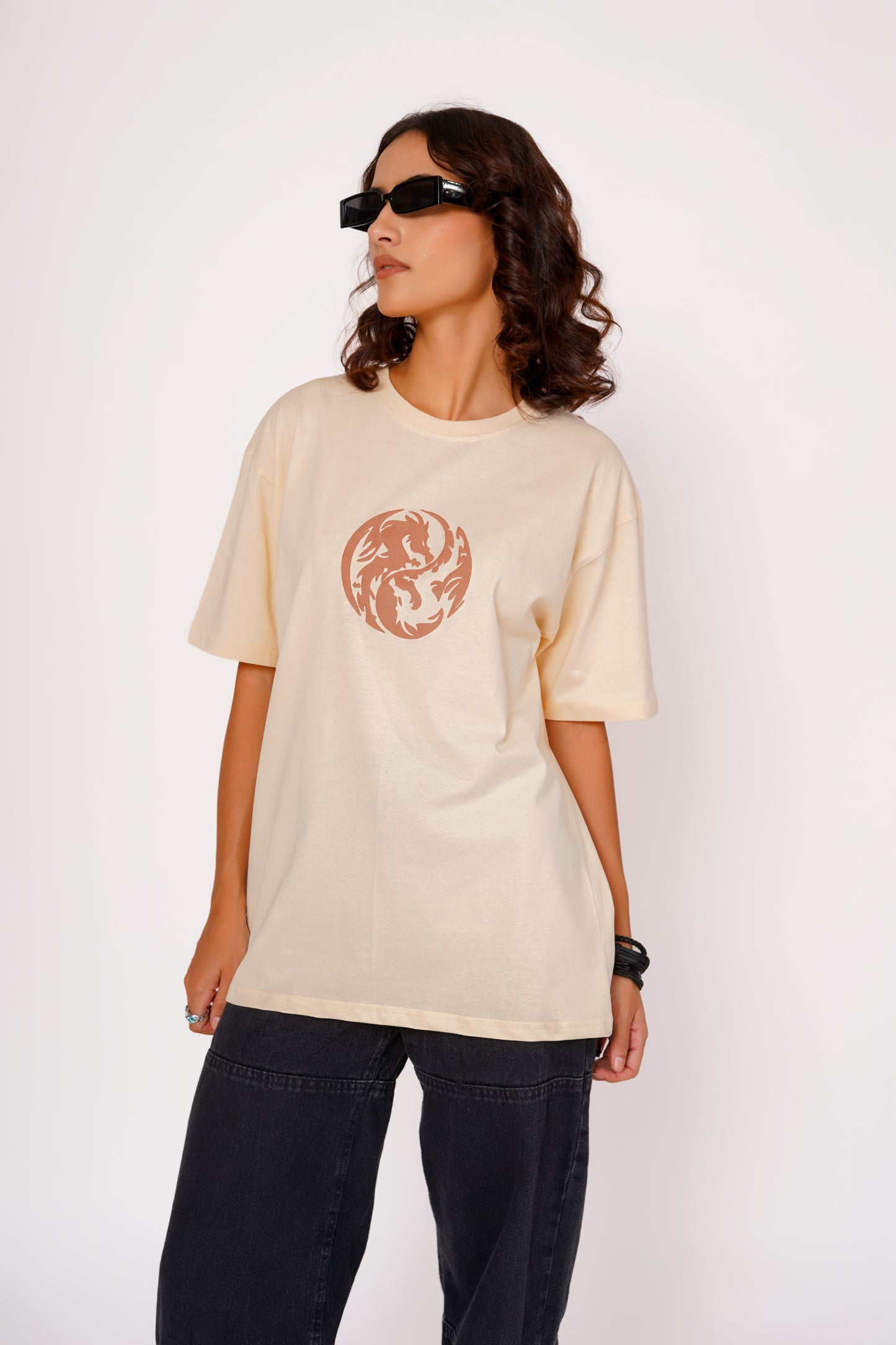 Japanese Dragon Oversized T Shirt