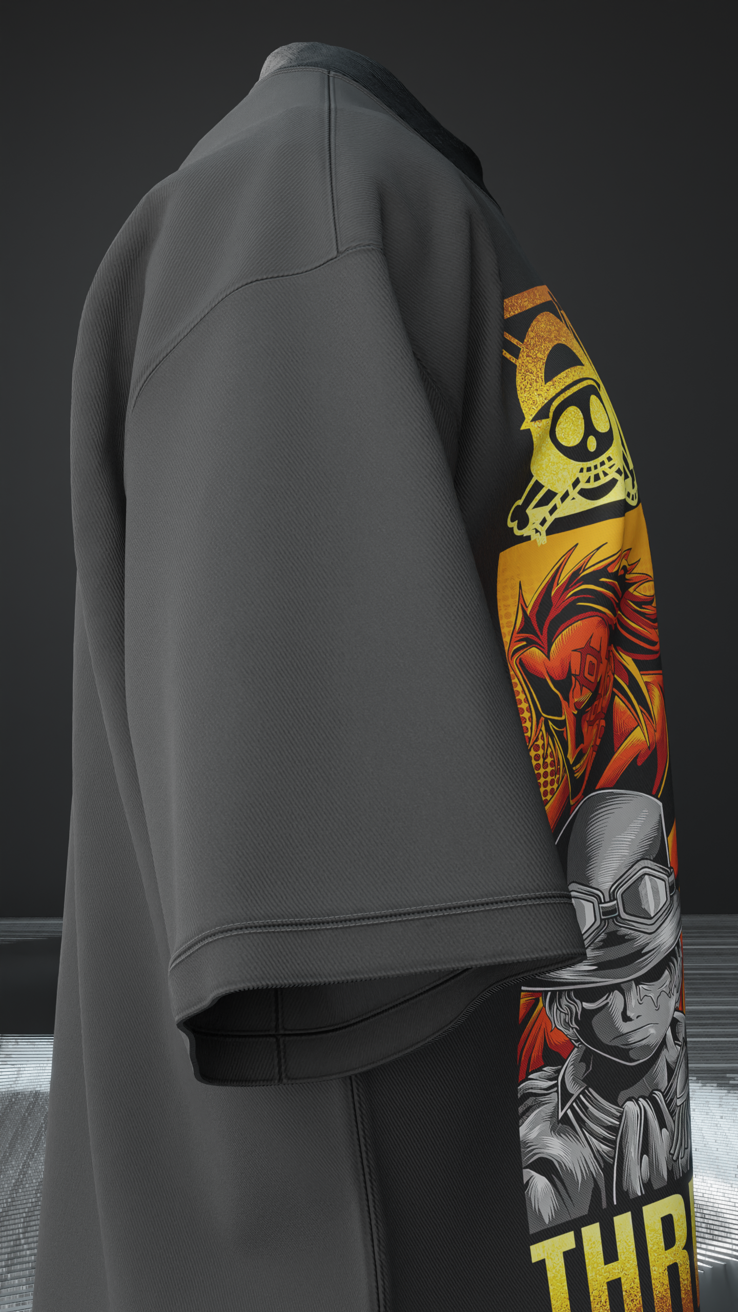 Onepiece Three Legends Oversized T-shirt