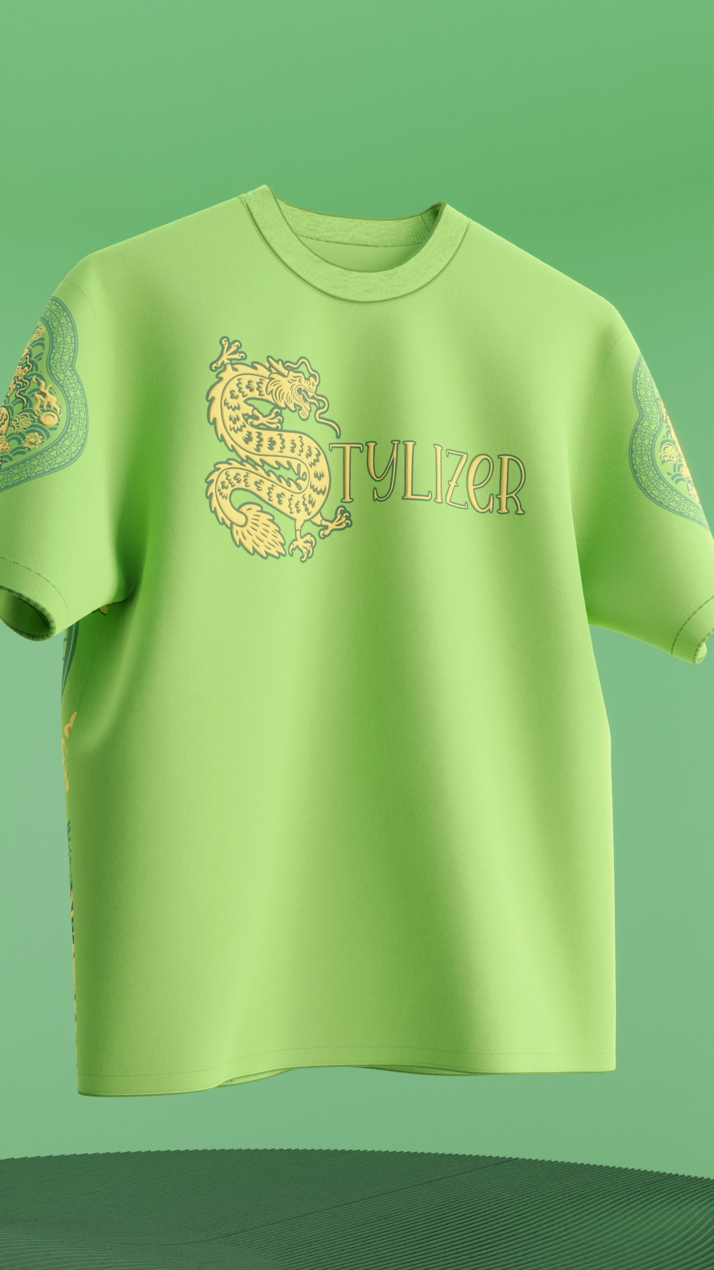 Jungle Dragon Oversized T-shirt