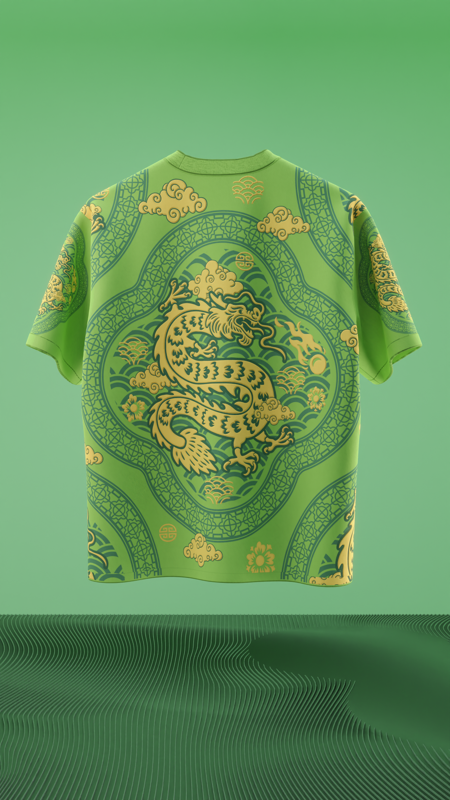Jungle Dragon Oversized T-shirt