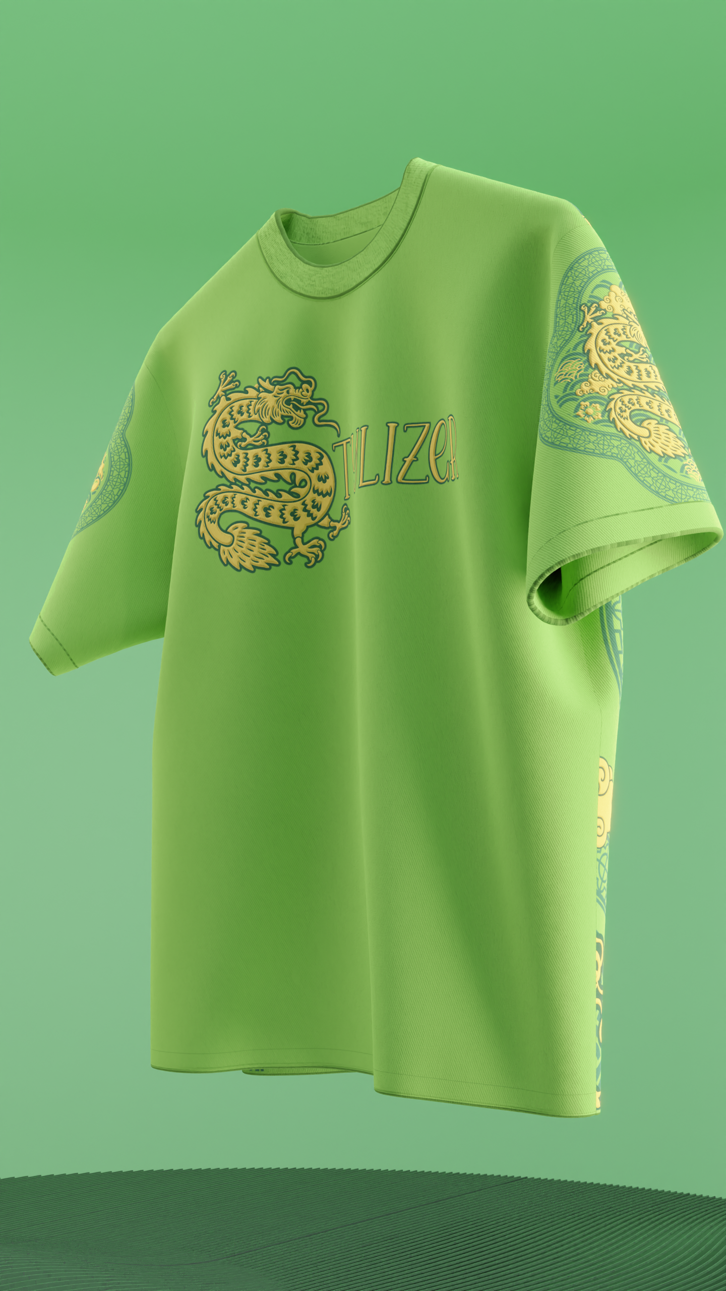Jungle Dragon Oversized T-shirt