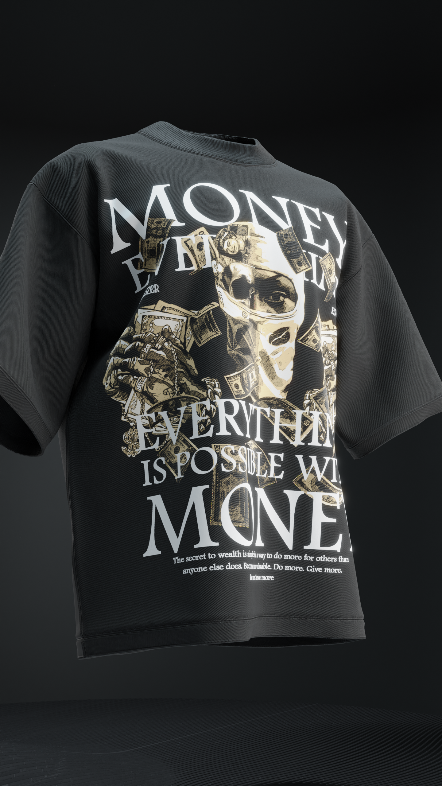 EVERYTHING MONEY Oversized T-shirt