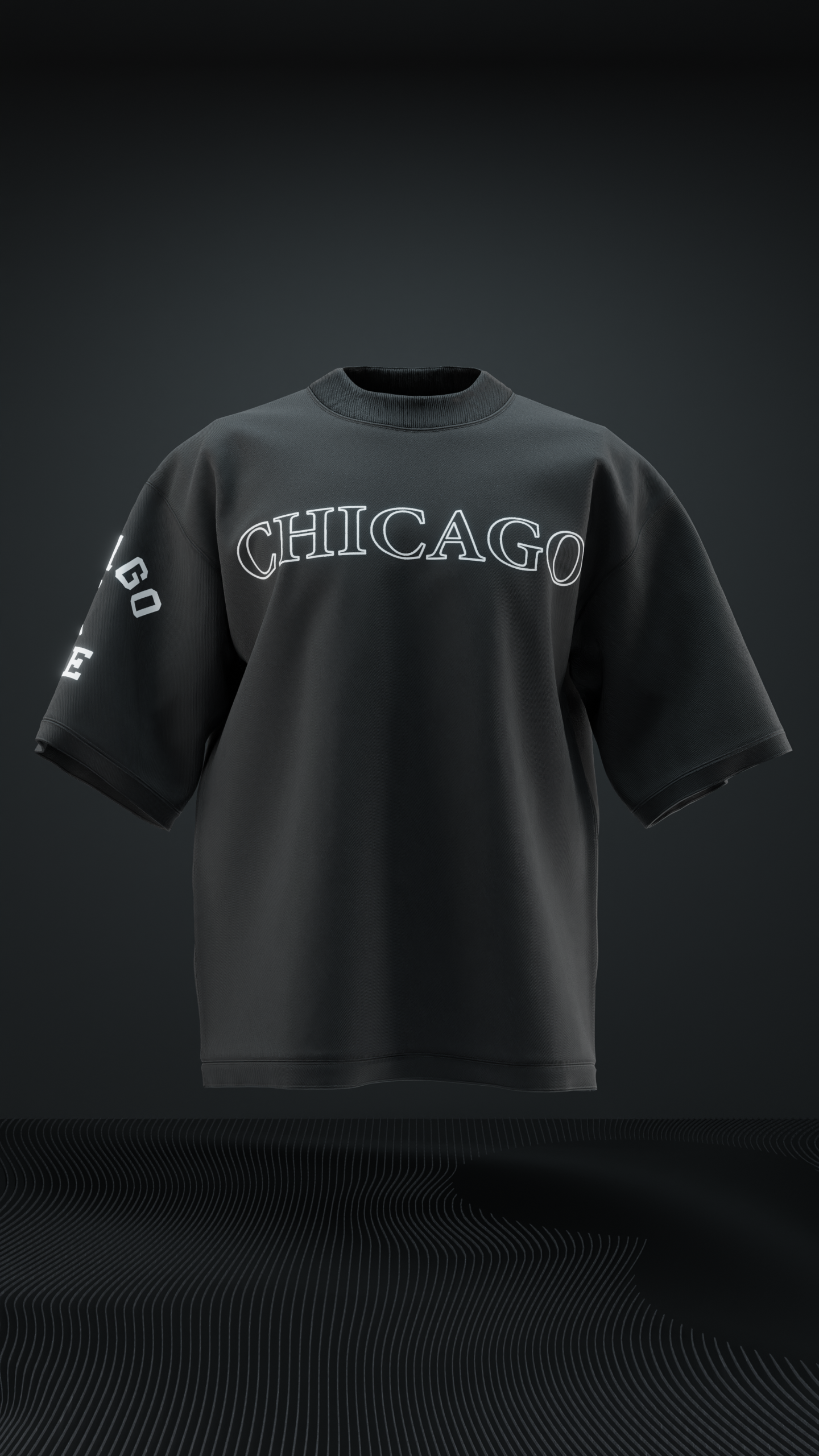 Chicago Eagle Oversized T-shirt