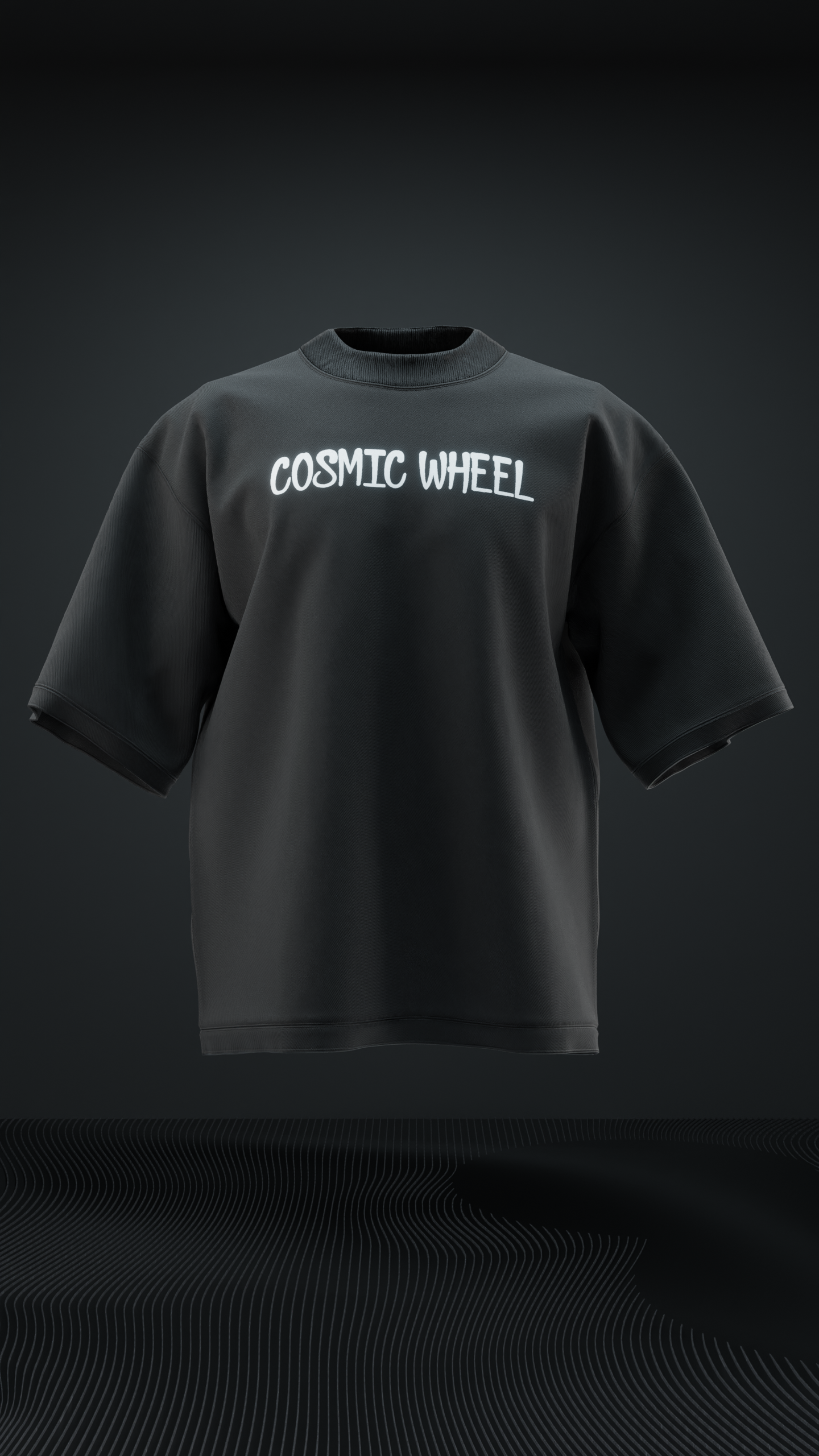 Master of the Cosmic Wheel Oversized T Shirt