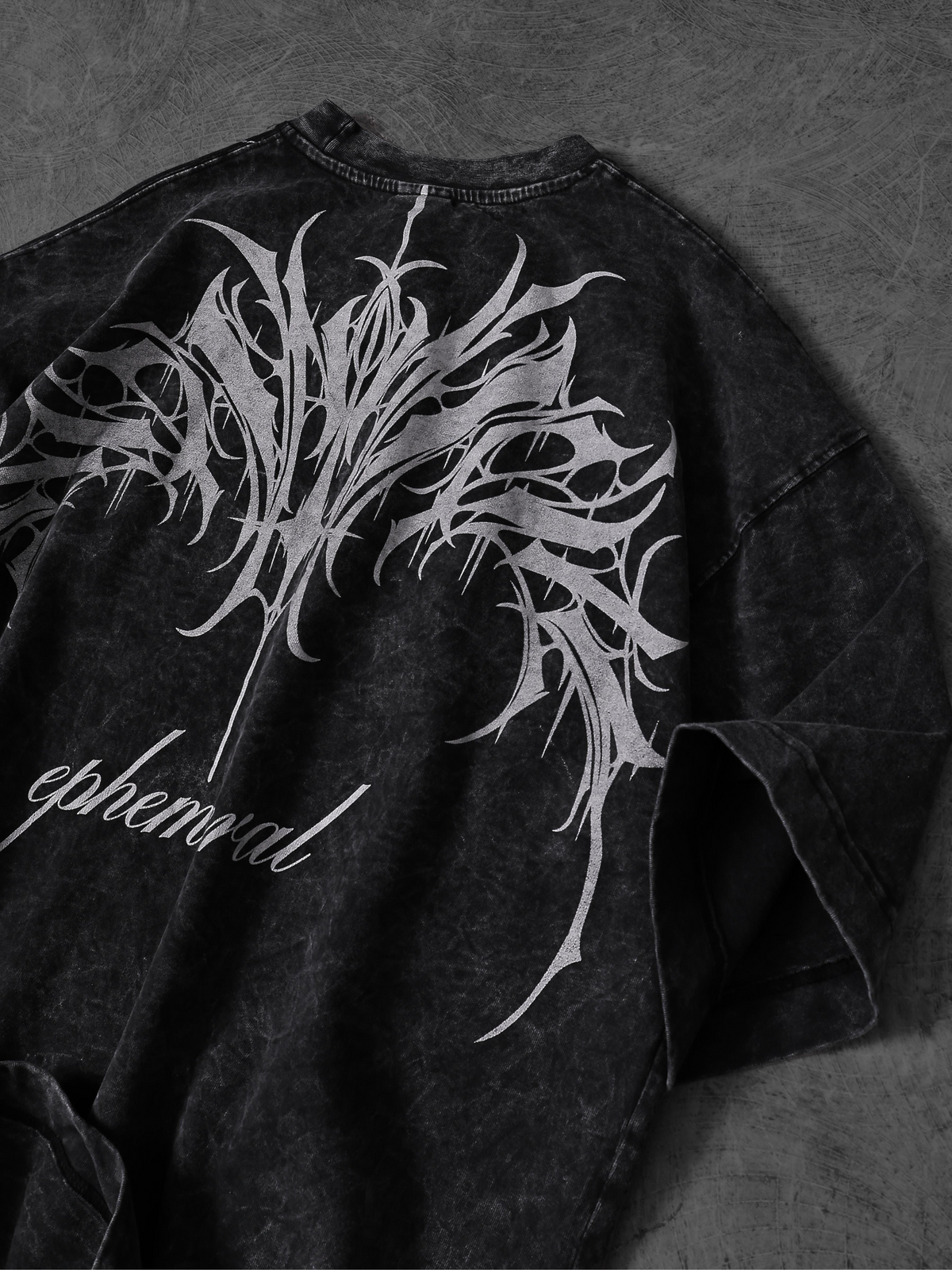 EPHEMERAL ACID WASH OVERSIZED T-SHIRTS