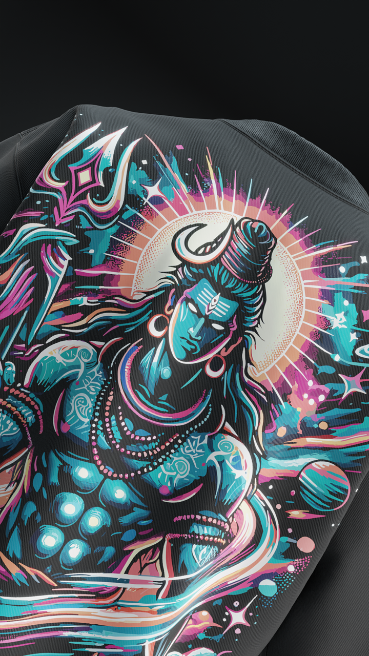 Lord Shiva Destroyer Oversized T Shirt