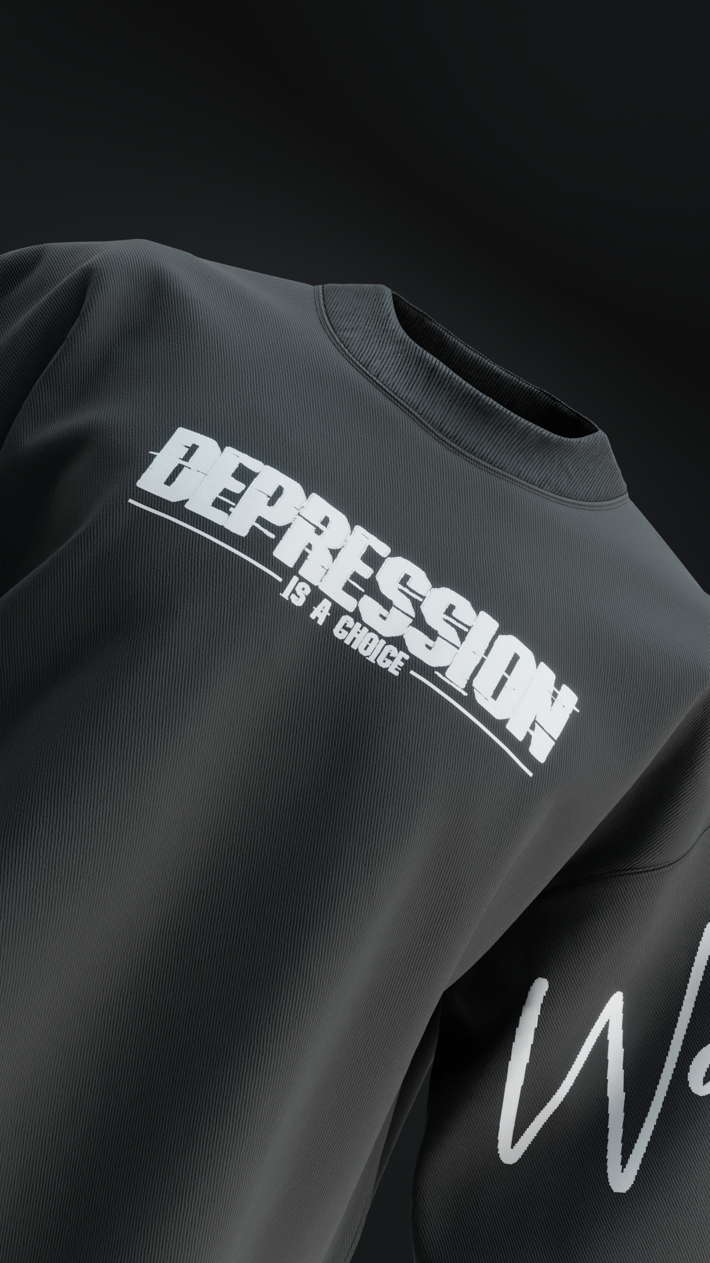 DEPRESSION Oversized T-shirt