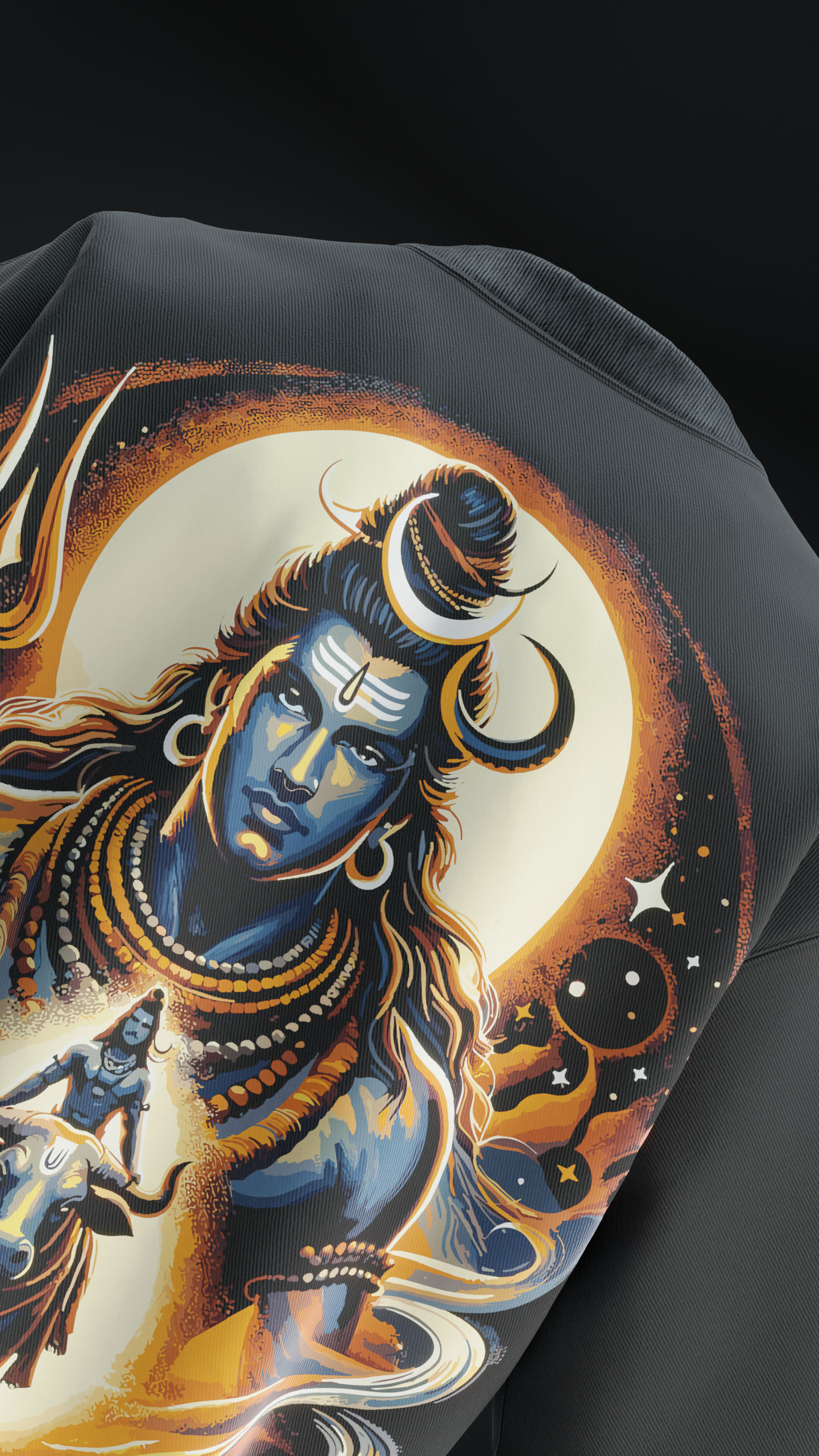 Lord Shiva V9 Oversized T Shirt