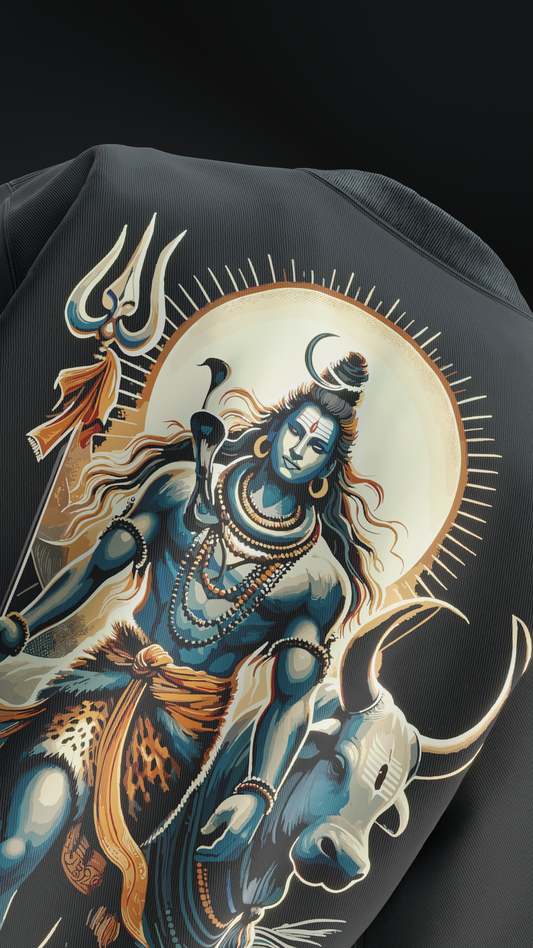 Lord Shiva V8 Oversized T Shirt