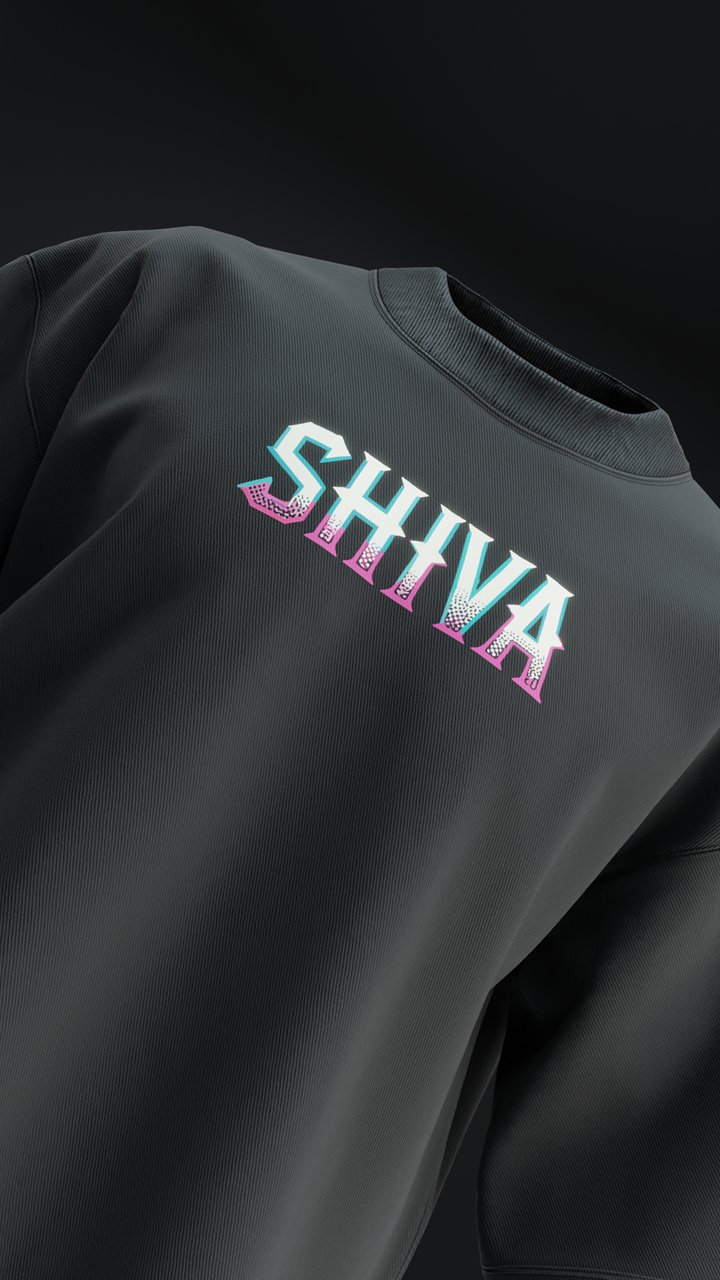 Lord Shiva Destroyer Oversized T Shirt