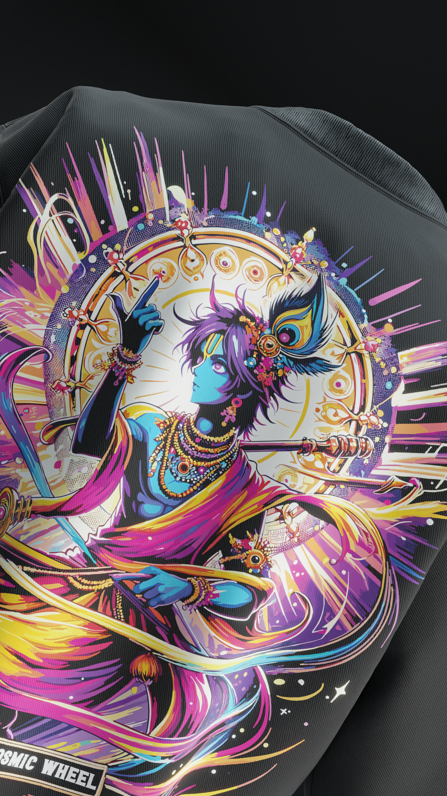 Master of the Cosmic Wheel Oversized T Shirt