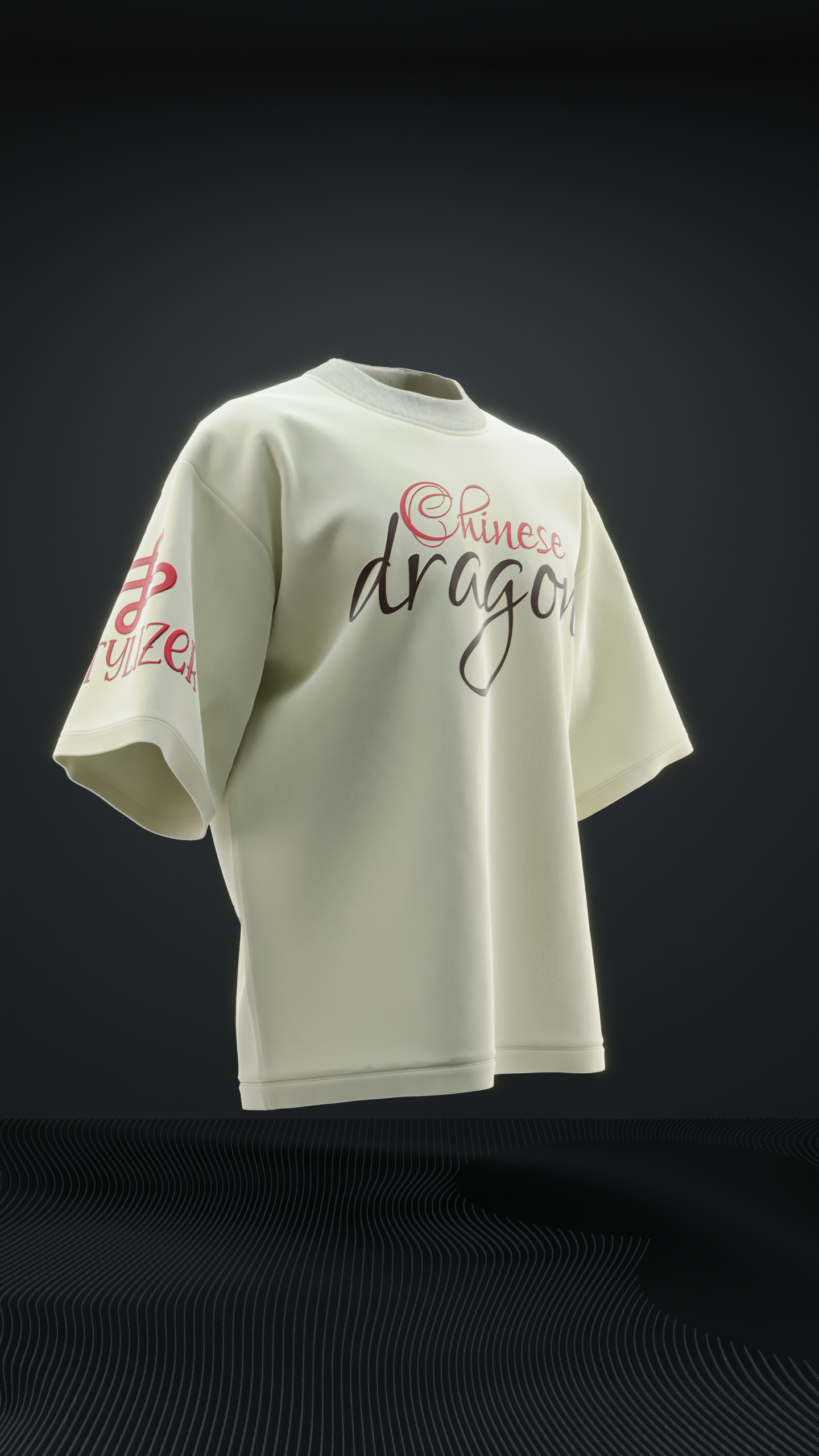 Chinese Dragon Oversized T-shirt