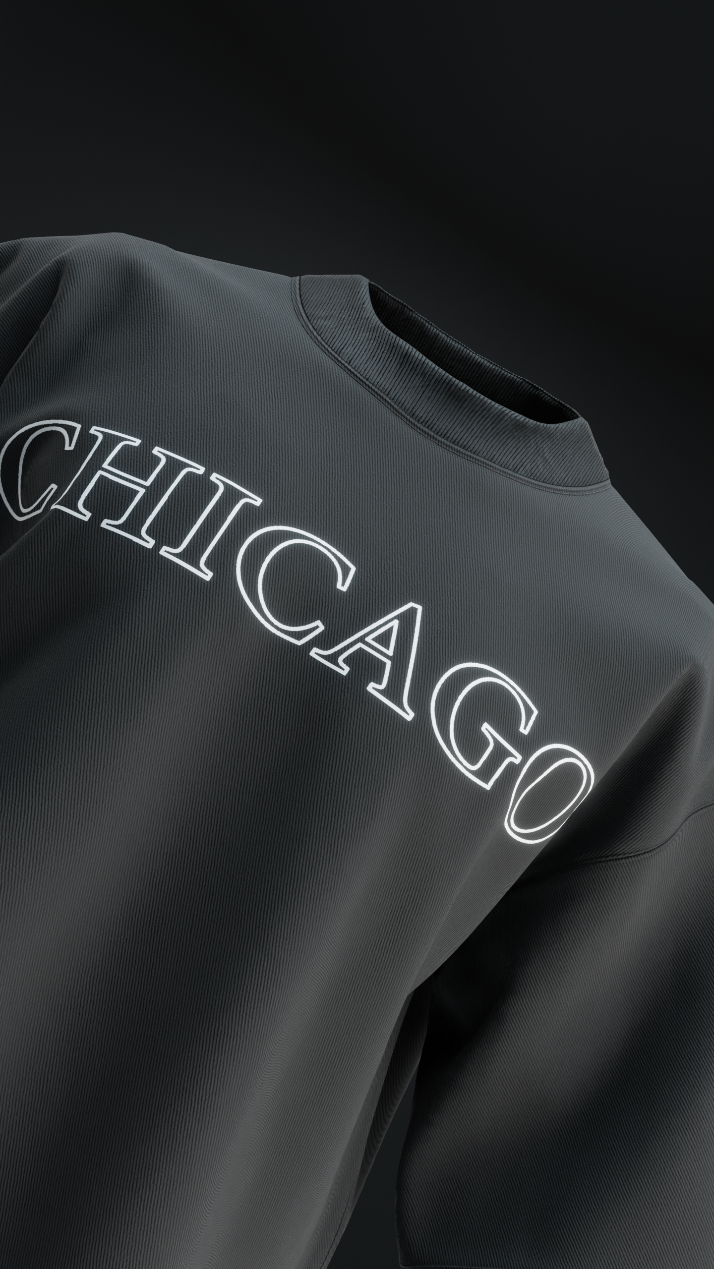 Chicago Eagle Oversized T-shirt