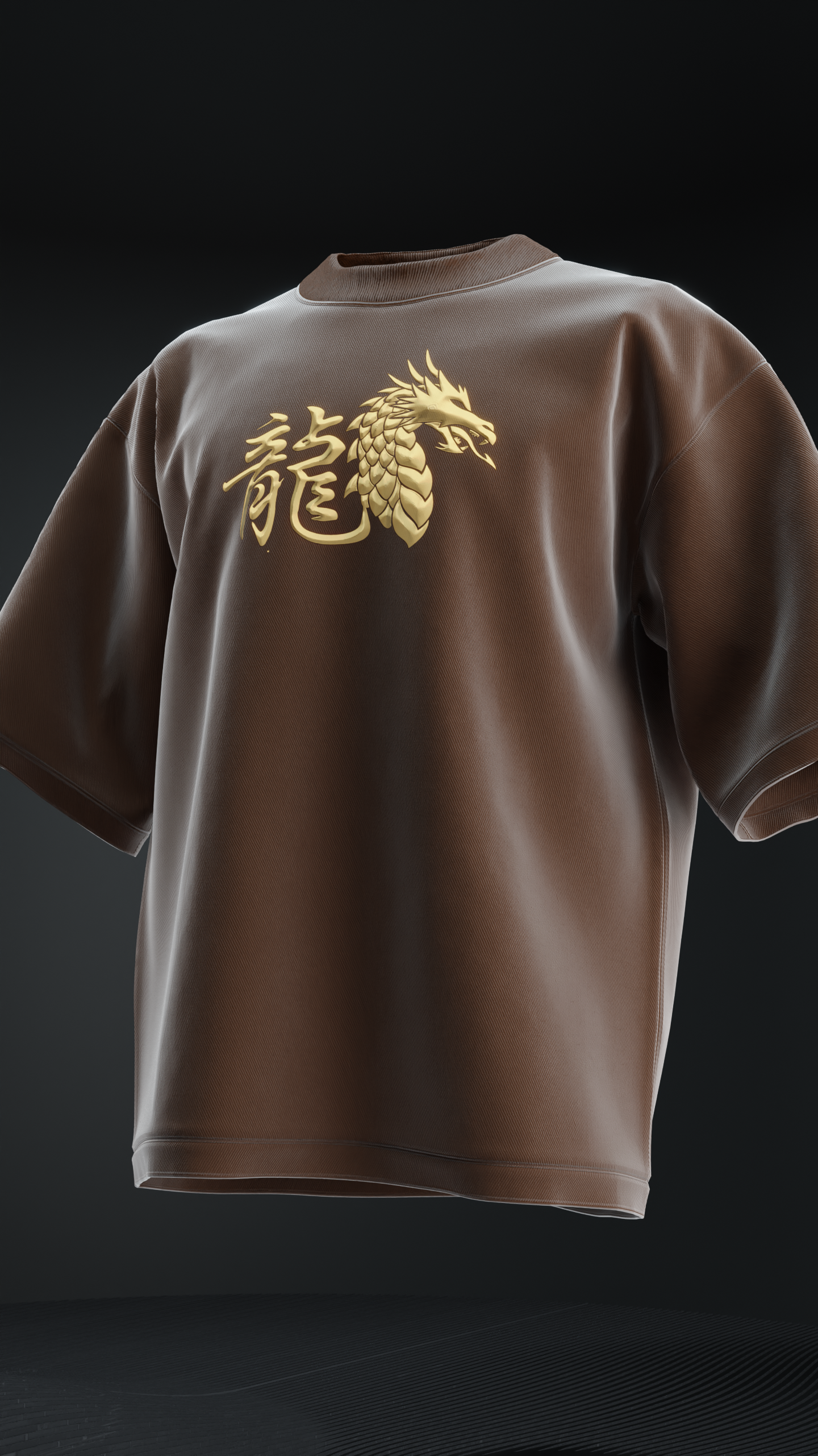 Golden Dragon Oversized T-shirt