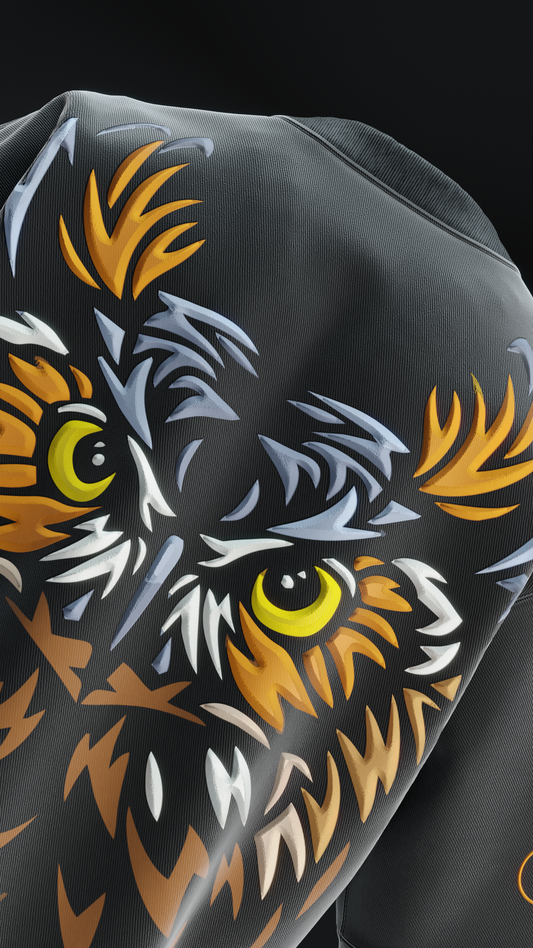 Tribal Owl Oversized T-shirt