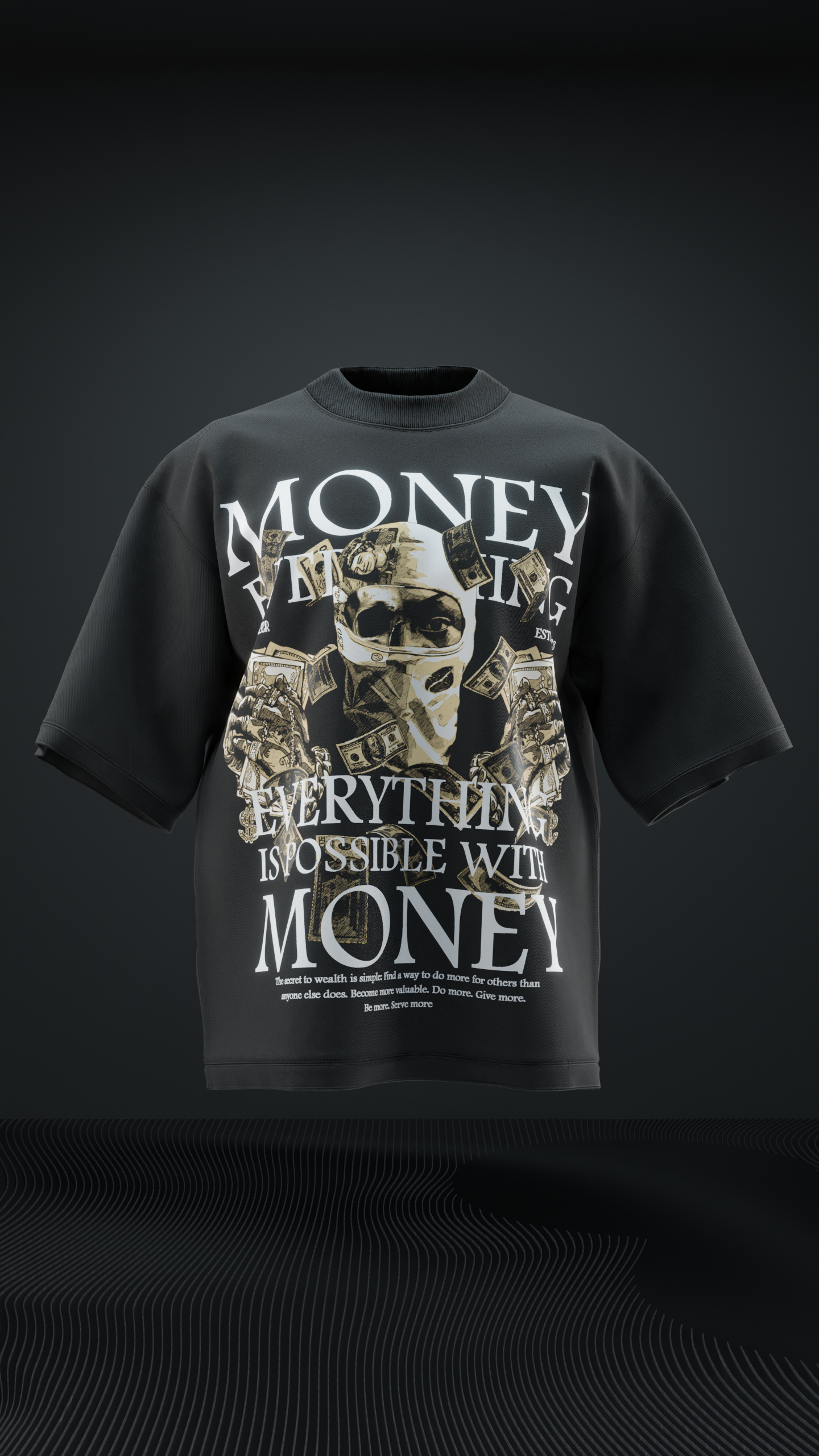 EVERYTHING MONEY Oversized T-shirt