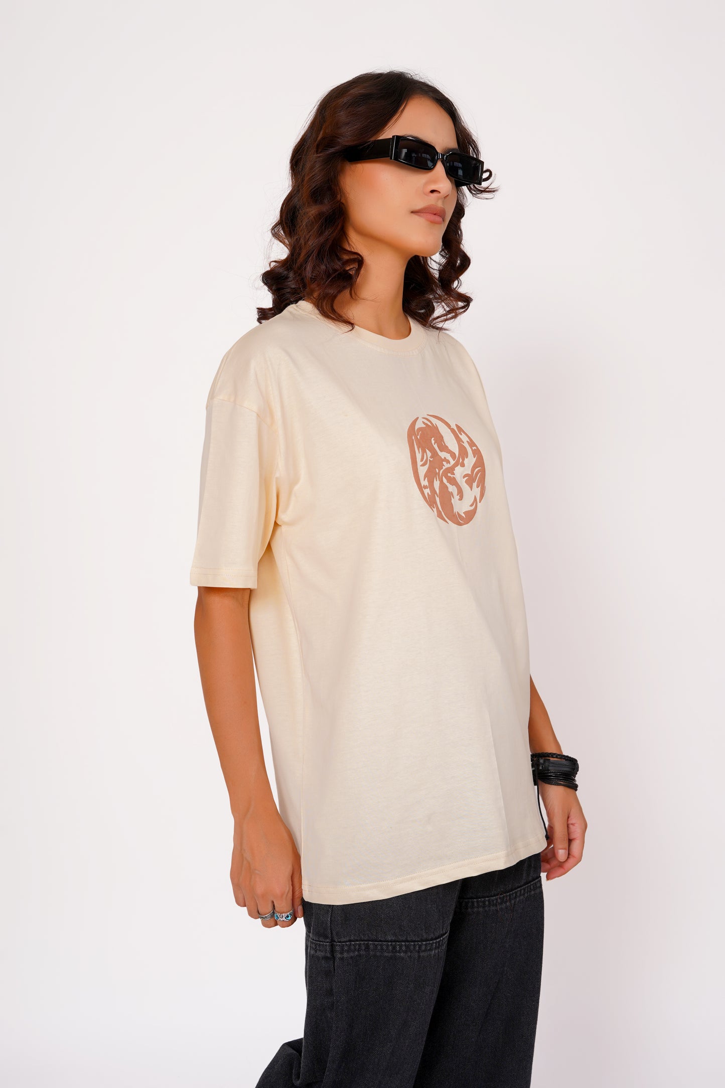 Japanese Dragon Oversized T Shirt