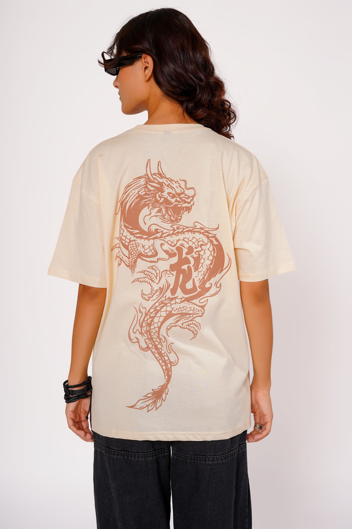 Japanese Dragon Oversized T Shirt