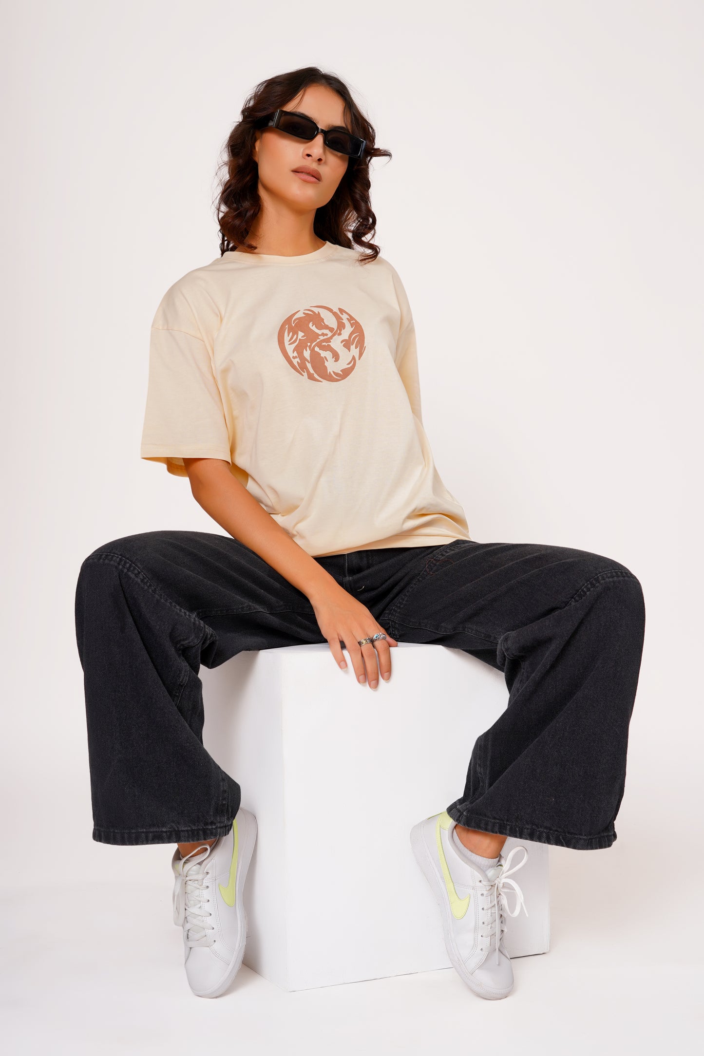 Japanese Dragon Oversized T Shirt