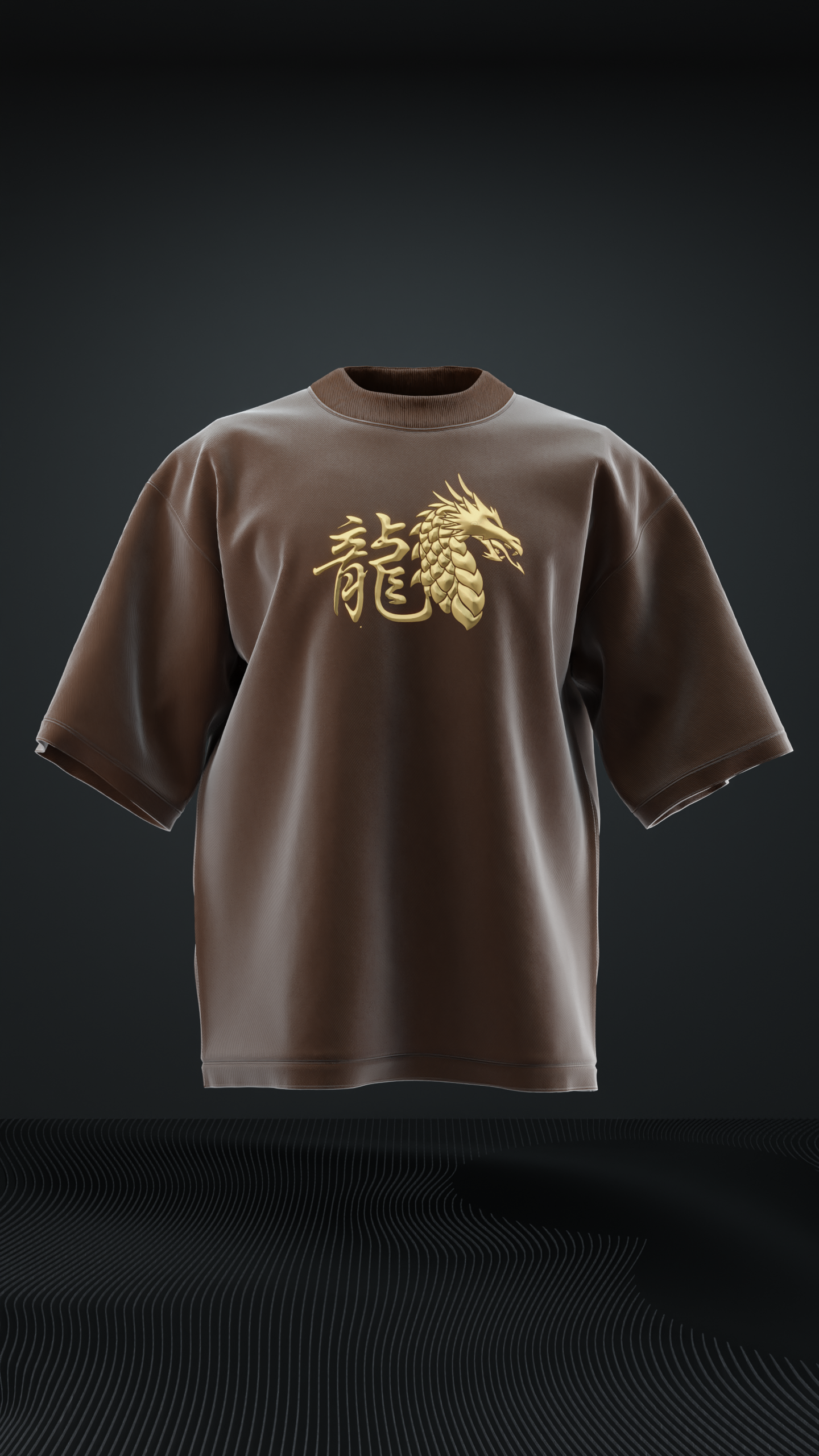 Golden Dragon Oversized T-shirt