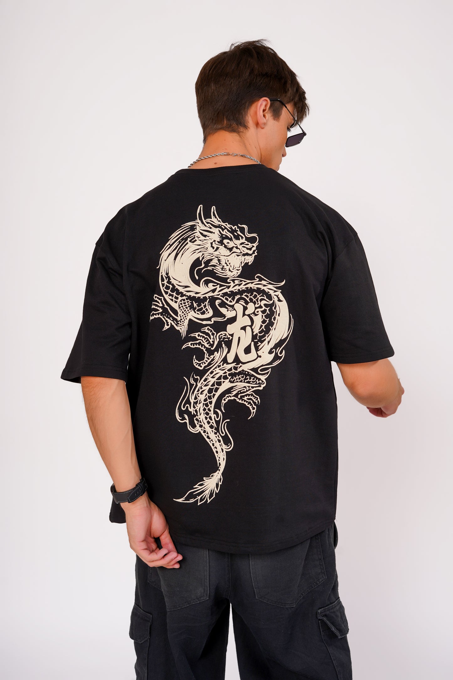 Japanese Dragon Oversized T Shirt