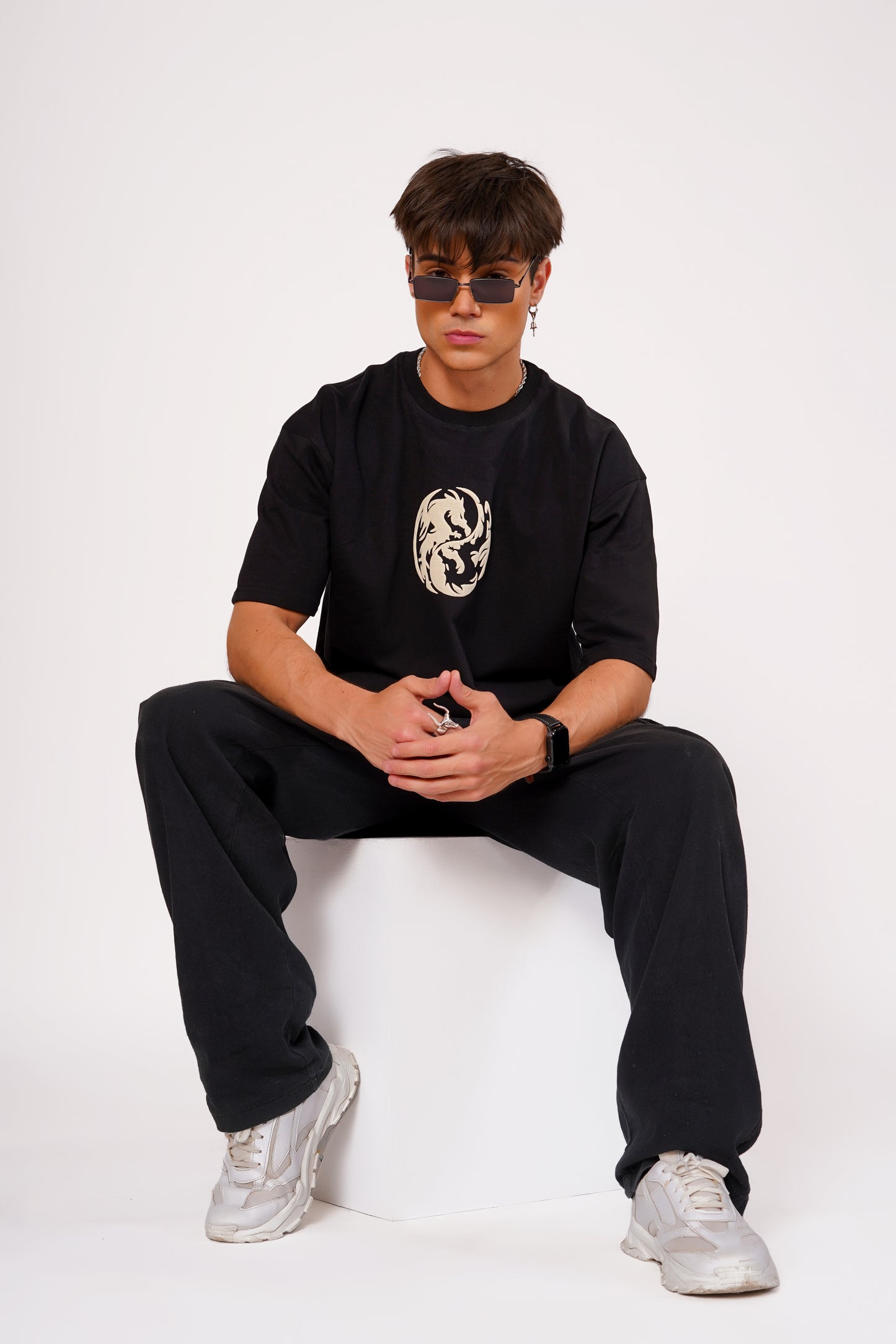 Japanese Dragon Oversized T Shirt