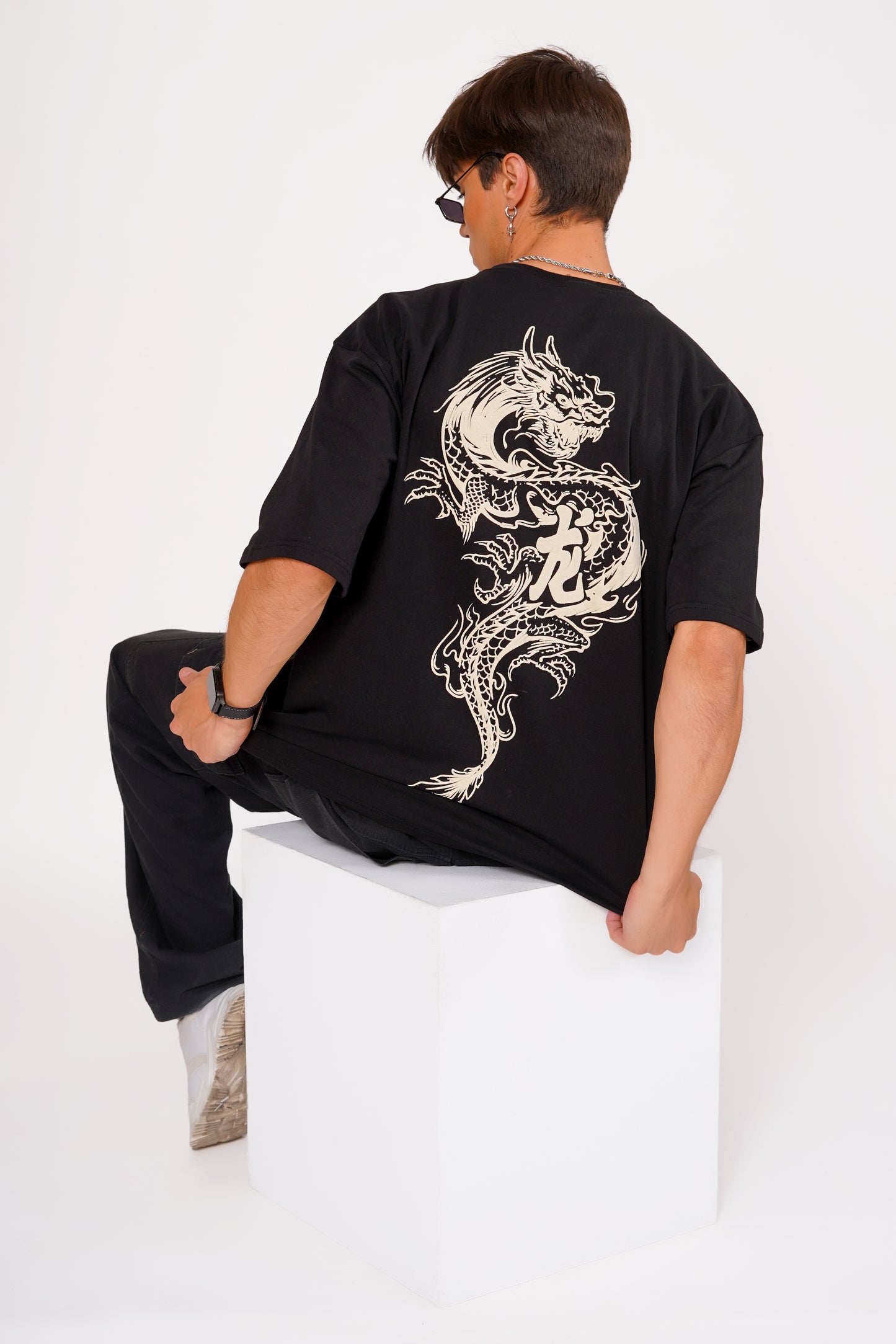 Japanese Dragon Oversized T Shirt