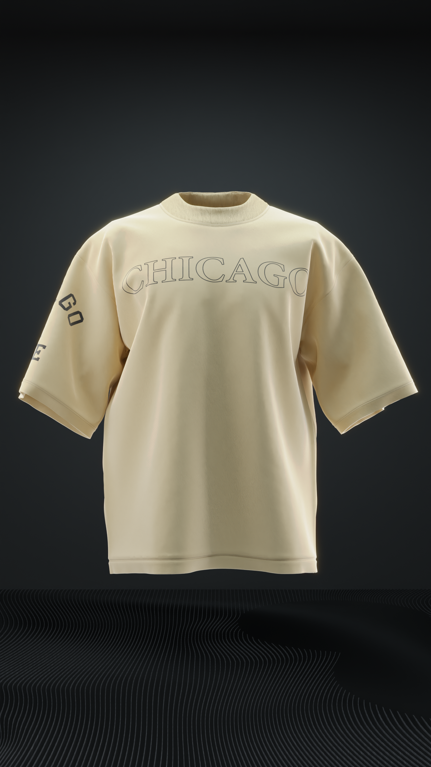 Chicago Eagle Oversized T-shirt