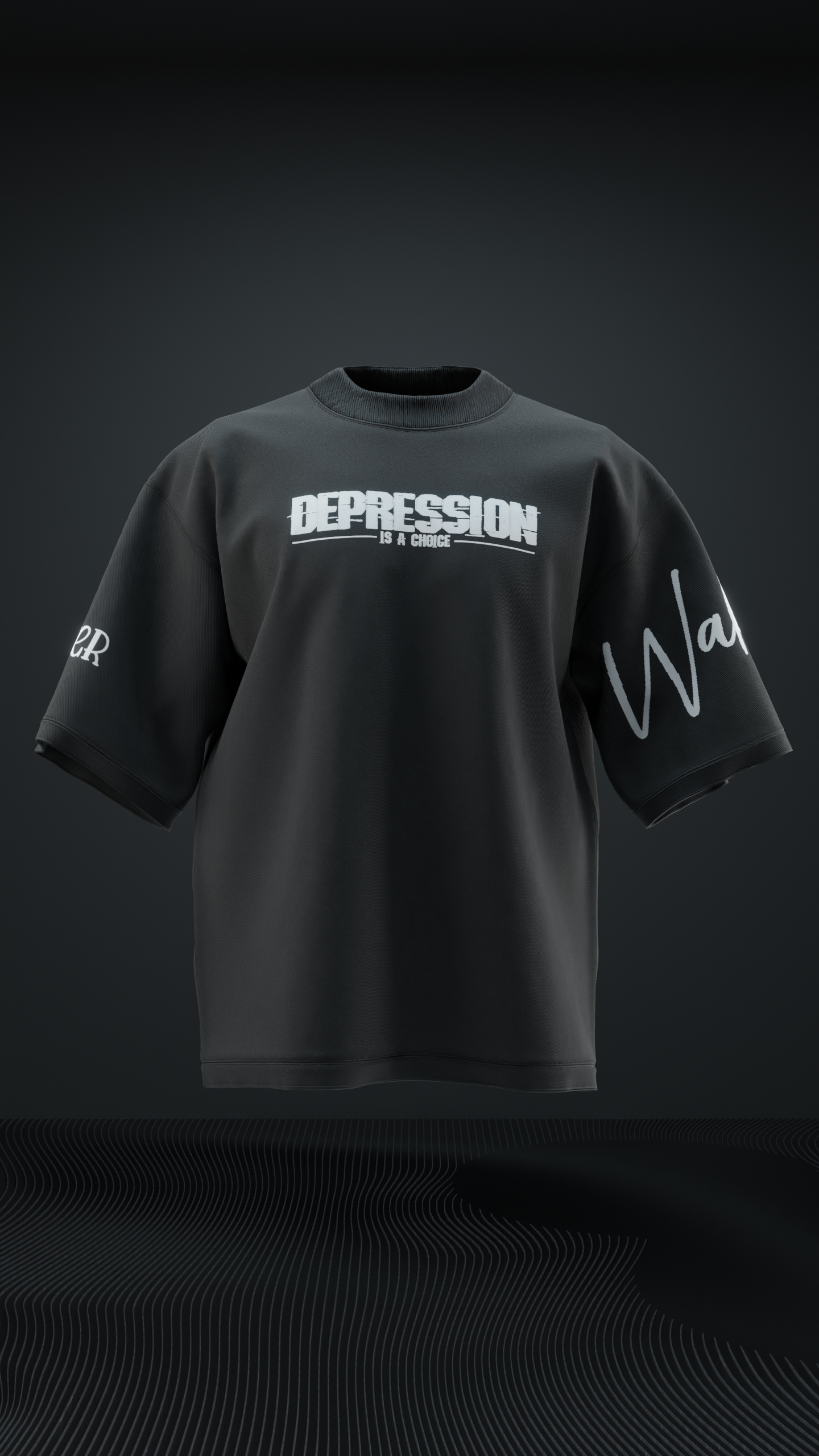 DEPRESSION Oversized T-shirt