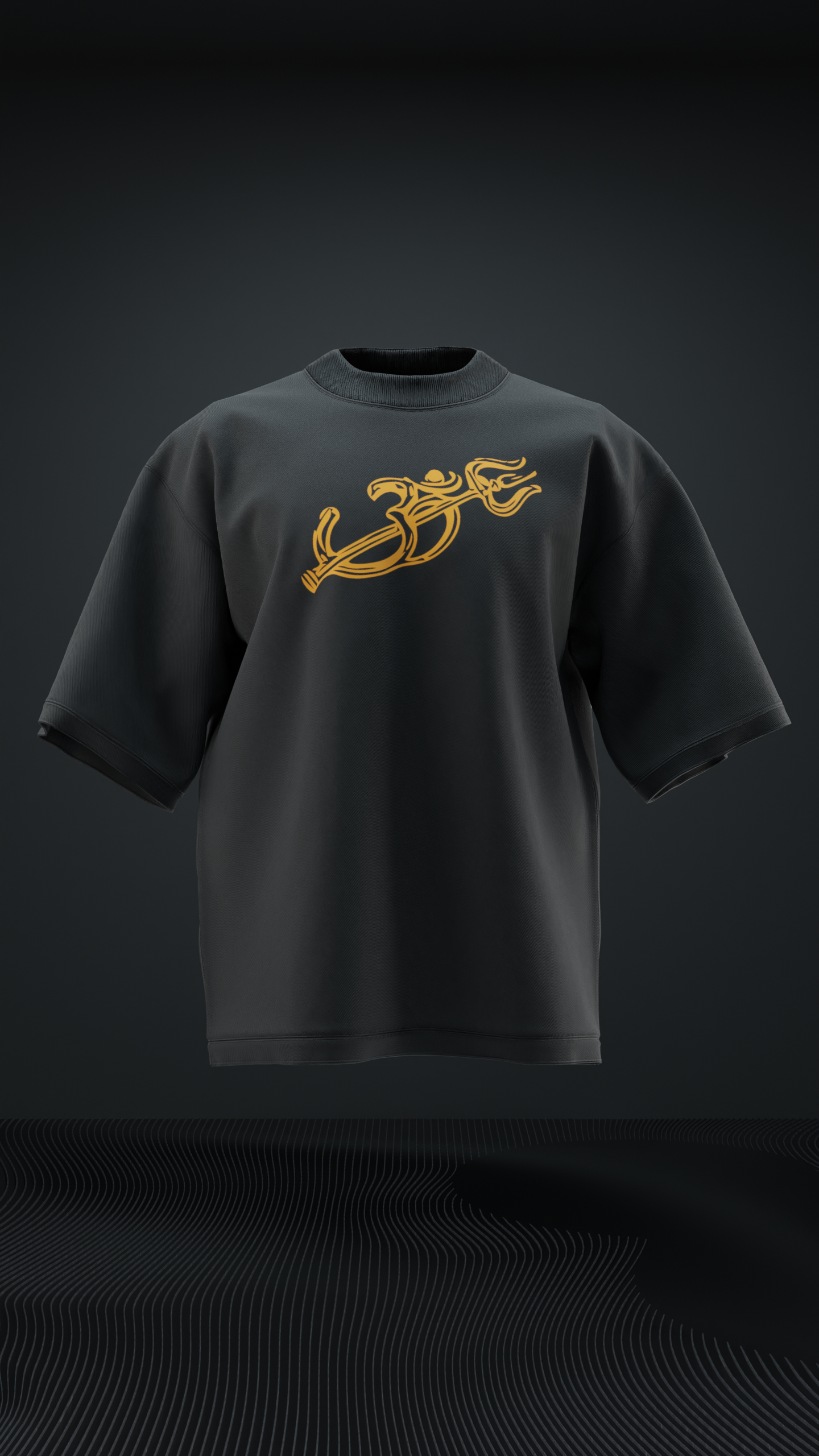 Lord Shiva V9 Oversized T Shirt