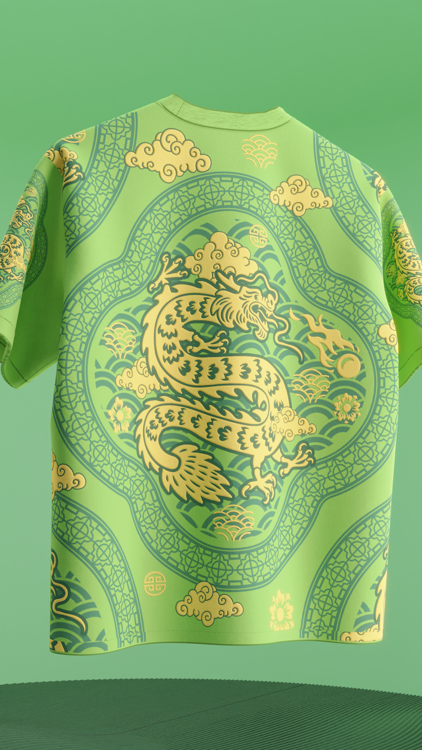 Jungle Dragon Oversized T-shirt