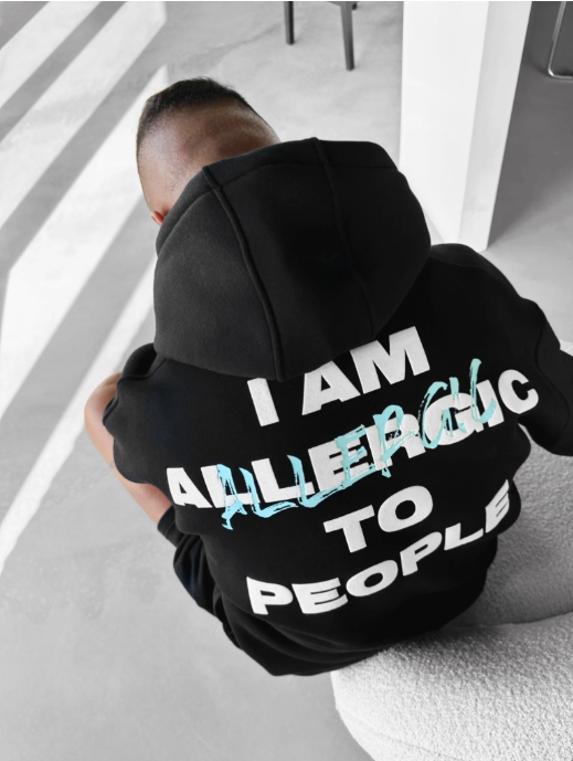 I am Allergic To People Hoodie