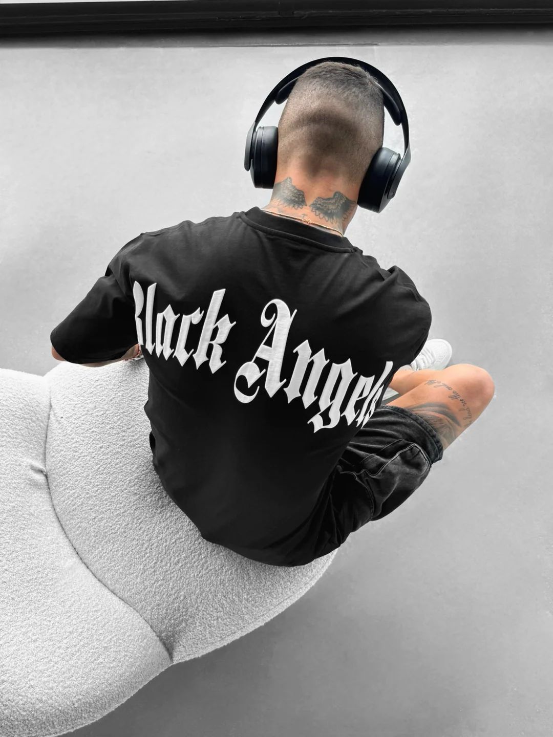 Black Angels Oversized T-shirt