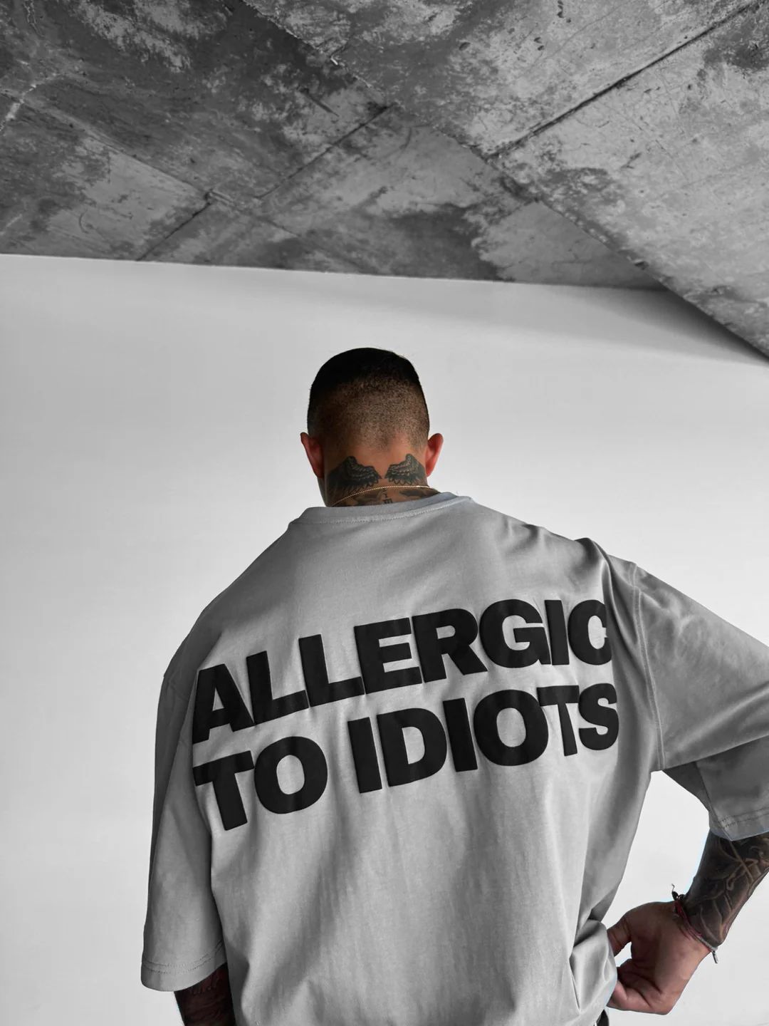 Allergic To Idiots Oversized T-shirt