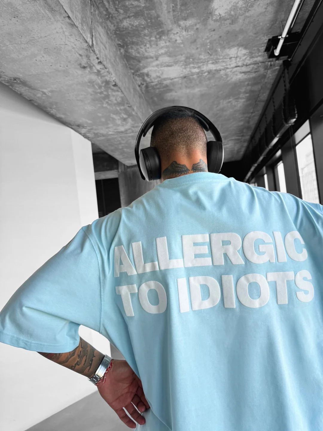 Allergic To Idiots Oversized T-shirt
