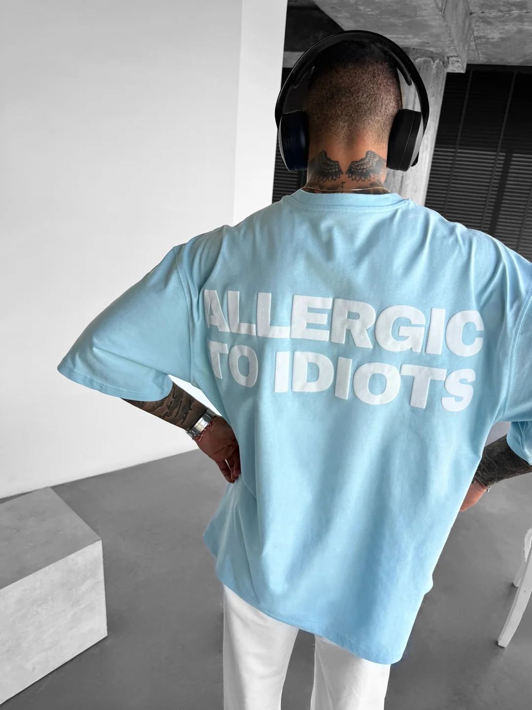 Allergic To Idiots Oversized T-shirt