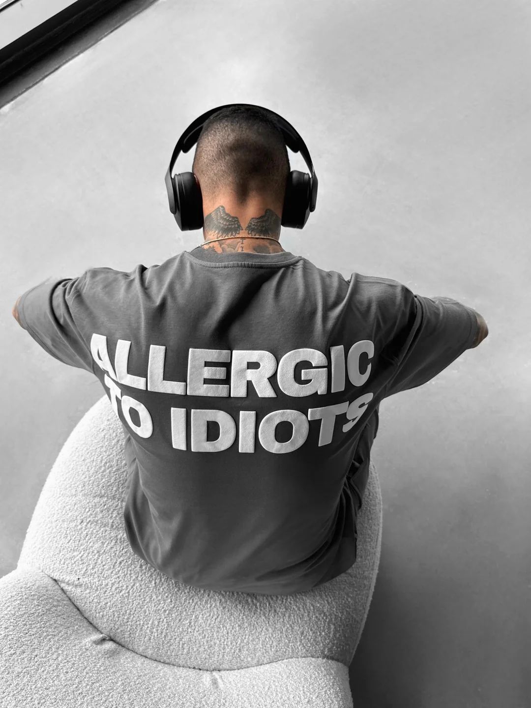 Allergic To Idiots Oversized T-shirt