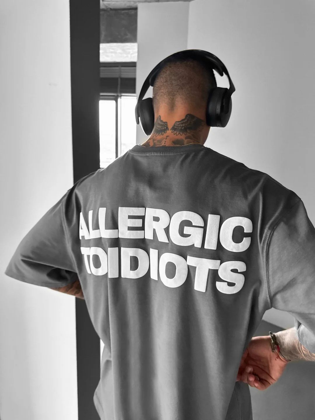 Allergic To Idiots Oversized T-shirt