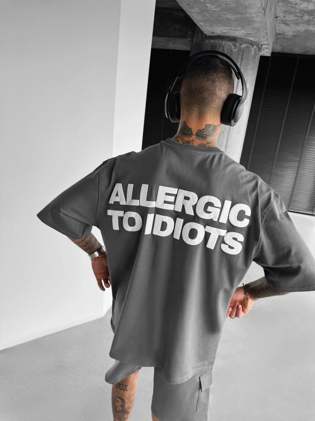Allergic To Idiots Oversized T-shirt