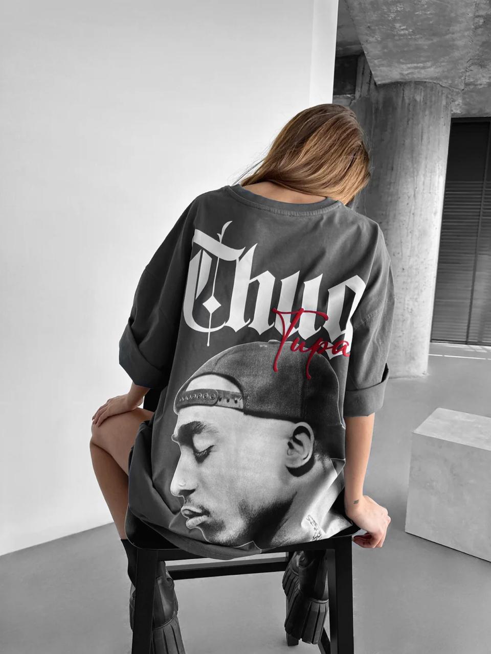 Thug Tupac Oversized T-shirt