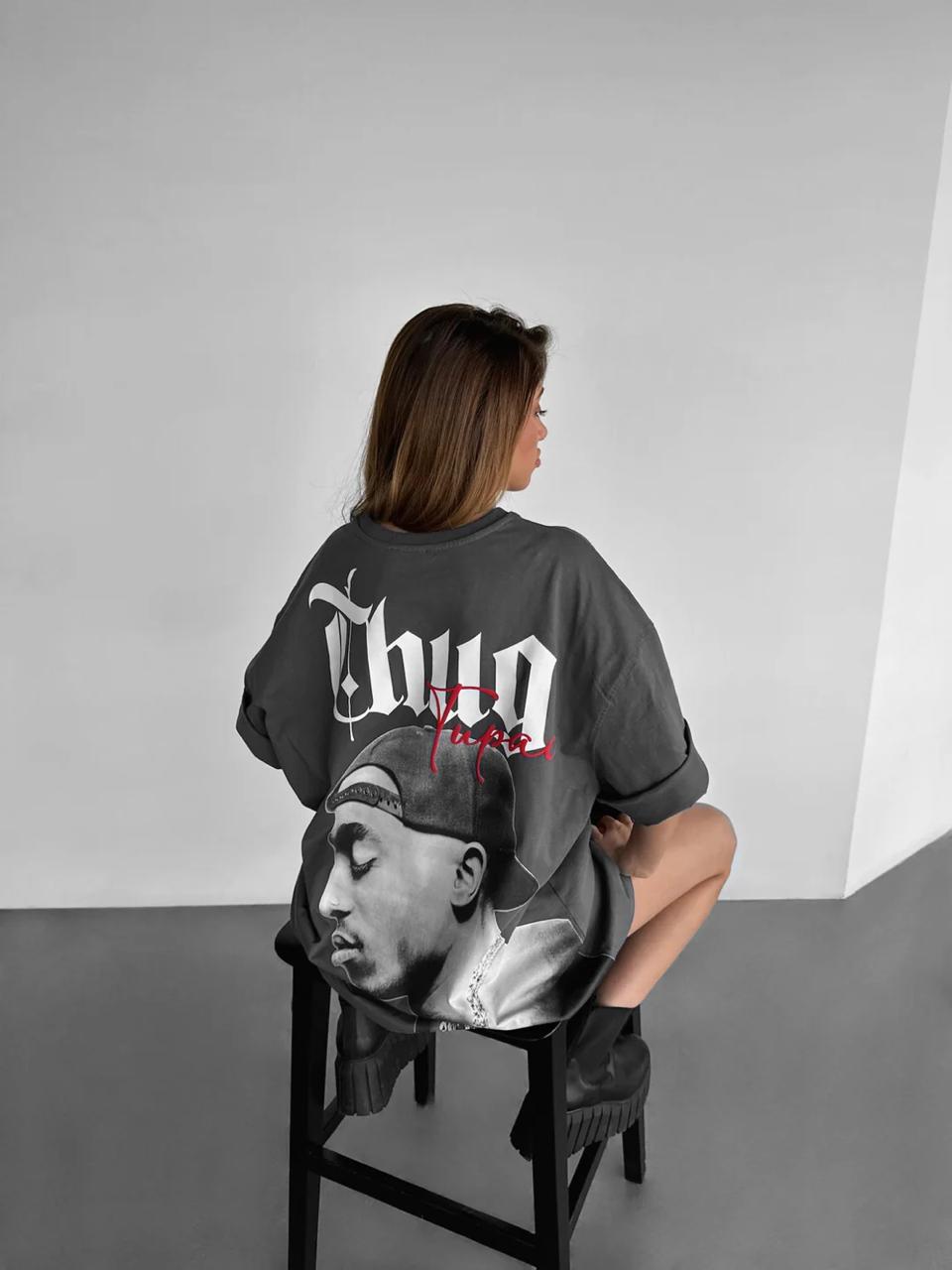 Thug Tupac Oversized T-shirt